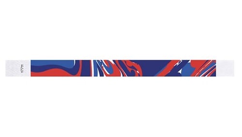 Tyvek 3/4&quot; Wristbands - Abstract