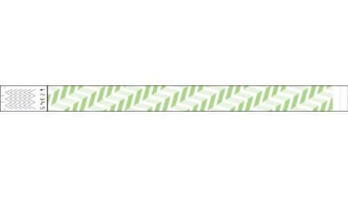 Tyvek 3/4" Chevron - Neon Lime