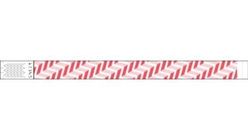 Tyvek 3/4" Chevron - Red