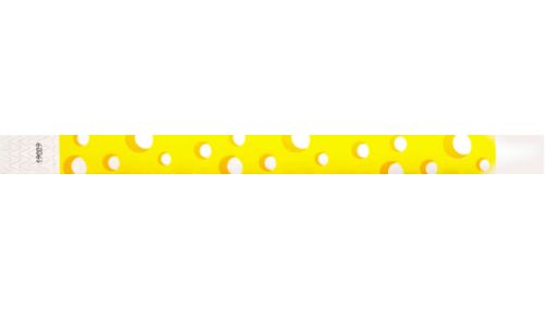 Tyvek 3/4" Wristbands -  Cheese