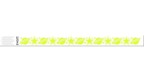 Tyvek 3/4" Wristbands - Cosmic Neon Highlight