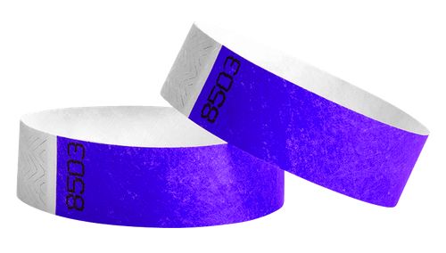 Tyvek 3/4&quot; Wristbands - Duplicate Numbers