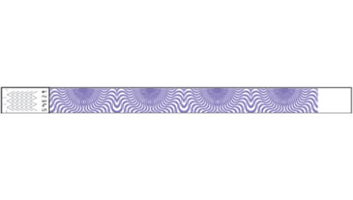 Tyvek 3/4" Wristbands - Illusion Light Purple