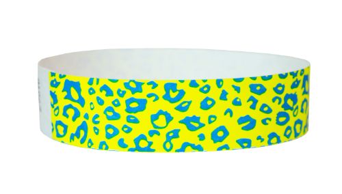 Tyvek 3/4" Wristbands -  Cheetah