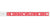 Tyvek 3/4" Wristbands - Reverse Star Red