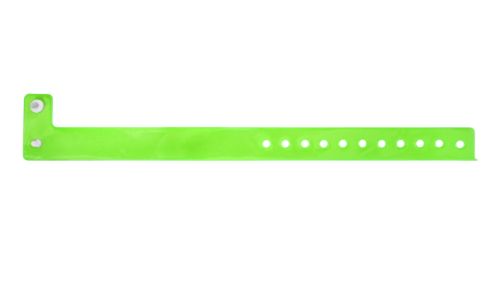 Vinyl Wristbands - Edgeglow Green