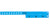 Vinyl Wristbands - 3 Tab Neon Blue