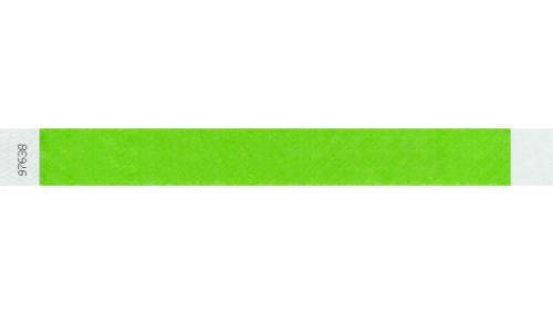 Tyvek 1" WRistbands - Litter Free Neon Green