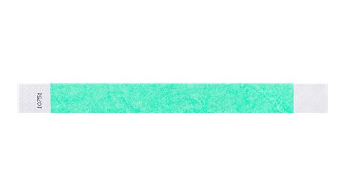 Tyvek 1" Wristbands  - Solid Aqua