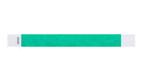 Tyvek 1" Wristbands  - Solid Pantone Green