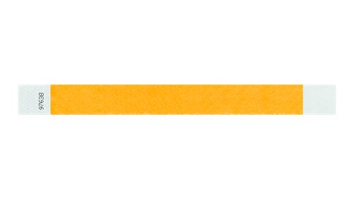 Tyvek 1" Wristbands   - Solid Goldenrod