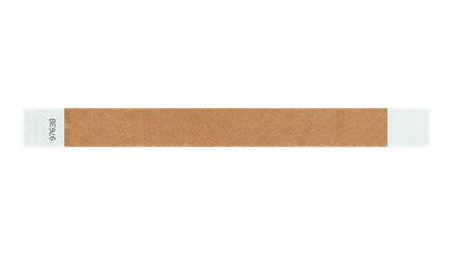 Tyvek 1" Wristbands - Solid Mocha