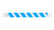 Tyvek 1" Wristbands - Stripes Neon Blue