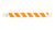 Tyvek 1" Wristbands - Stripes Neon Orange