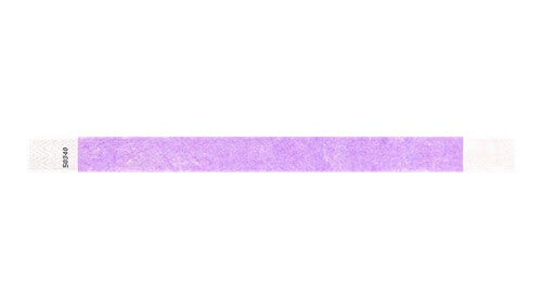 Tyvek 3/4" Wristbands - Solid Berry