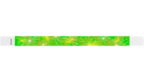 Tyvek 3/4" Wristbands - Fireworks