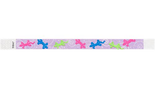 Tyvek 3/4" Wristbands - Geckos