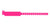 Vinyl Wristbands - Wide Face Neon Pink