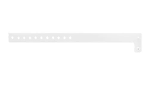 Vinyl Wristbands - Regular White