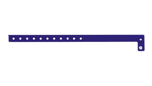 Vinyl Wristbands - Slim Navy Blue